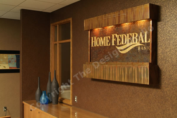 Interactive signage for Home Federal Bank